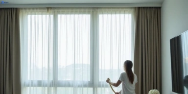 Delicate sheer drape cleaning annerley Matty Curtain Cleaning