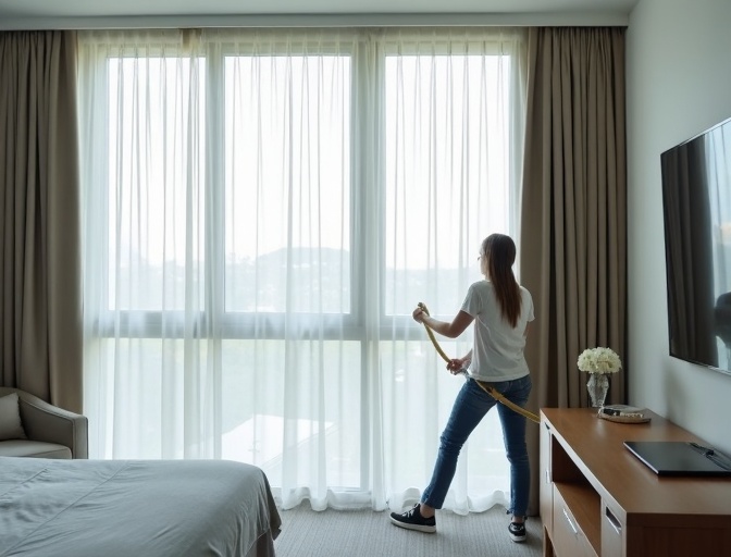 Annerley Sheer Curtain Cleaning